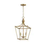 Maxim Lighting Clifton 3Lt 20.75" Single Pendant, Natural Aged Brass - 25313NAB