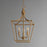 Maxim Lighting Clifton 3Lt 20.75" Single Pendant, Natural Aged Brass