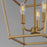 Maxim Lighting Clifton 3Lt 20.75" Single Pendant, Natural Aged Brass