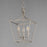 Maxim Lighting Clifton 3 Light 20.75" Single Pendant, Satin Nickel