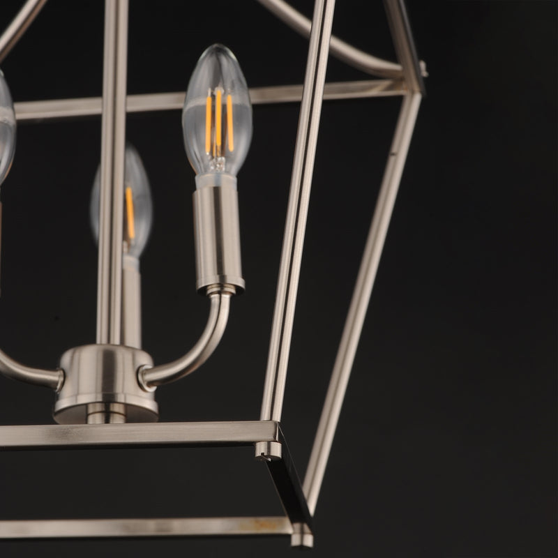 Maxim Lighting Clifton 3 Light 20.75" Single Pendant, Satin Nickel