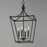 Maxim Lighting Clifton 4 Light 28" Single Pendant, Black