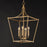 Maxim Lighting Clifton 4Lt 28" Single Pendant, Natural Aged Brass