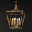 Maxim Lighting Clifton 4Lt 28" Single Pendant, Natural Aged Brass