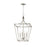 Maxim Lighting Clifton 4 Light 28" Single Pendant, Satin Nickel - 25314SN