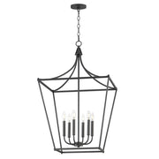 Maxim Lighting Clifton 6 Light 36" Single Pendant, Black - 25316BK