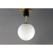 Maxim Lighting Vesper-Semi-Flush, Satin Brass/Black