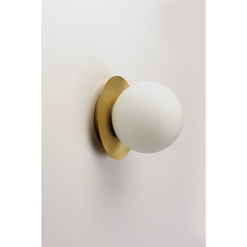 Maxim Lighting Vesper 1-Light Wall Sconce, Satin Brass/Black