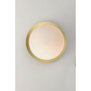 Maxim Lighting Vesper 1-Light Wall Sconce, Satin Brass/Black