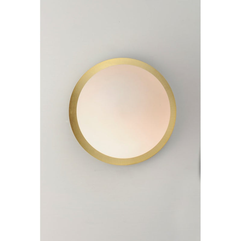 Maxim Lighting Vesper 1-Light Wall Sconce, Satin Brass/Black