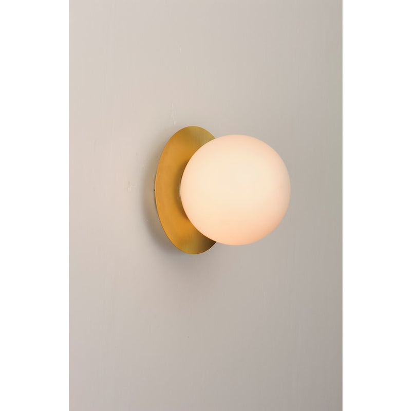 Maxim Lighting Vesper 1-Light Wall Sconce, Satin Brass/Black