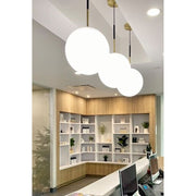 Maxim Lighting Vesper-Single Pendant, Satin Brass/Black