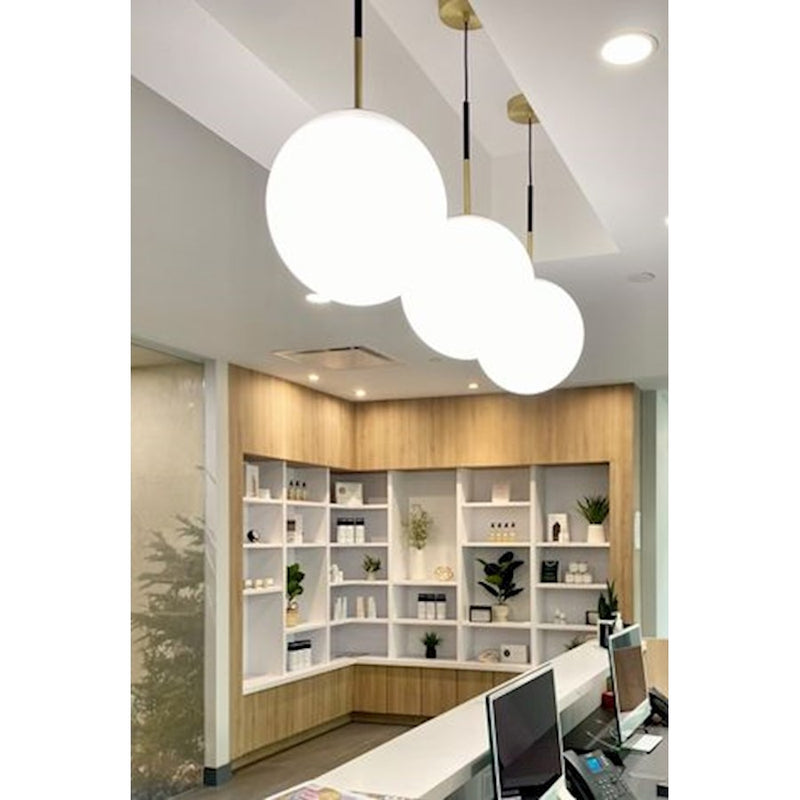 Maxim Lighting Vesper-Single Pendant, Satin Brass/Black