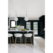 Maxim Lighting Vesper-Single Pendant, Satin Brass/Black