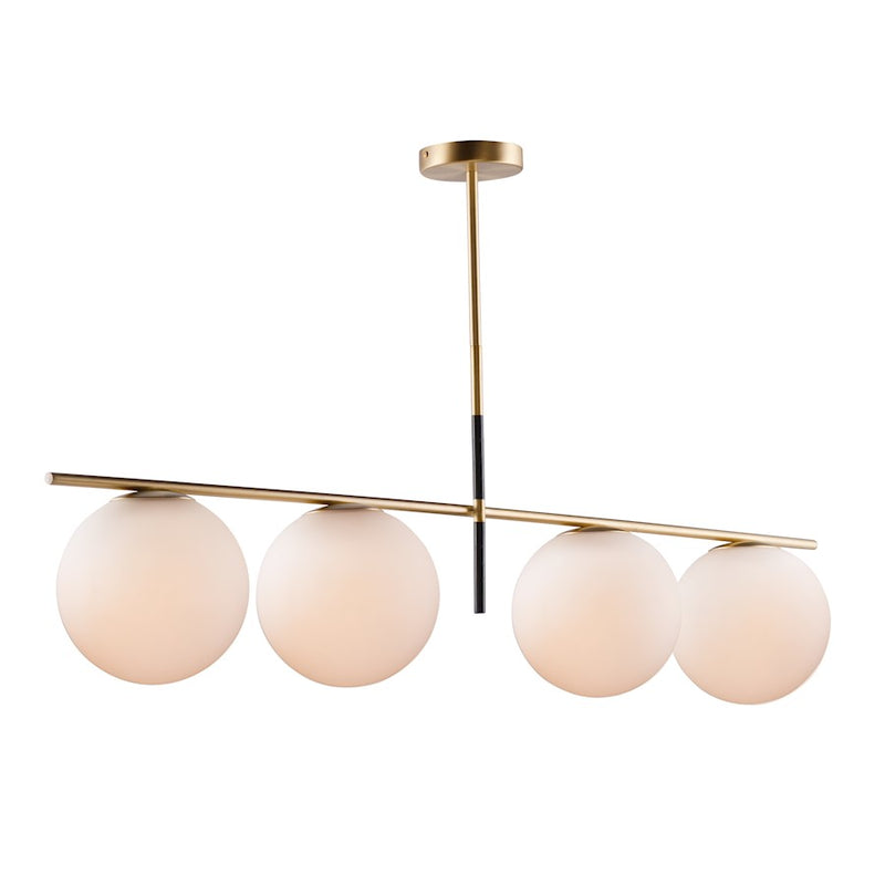 Maxim Lighting Vesper-Linear Pendant, Satin Brass/Black