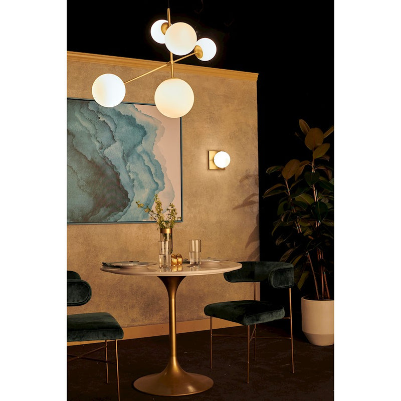 Maxim Lighting Vesper-Suspension Pendant, Satin Brass/Black