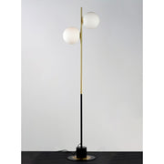 Maxim Lighting Vesper-Floor Lamp, Satin Brass/Black