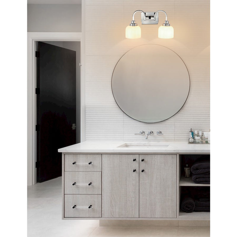 Maxim Lighting Swale Bath Vanity, Polished Chrome