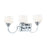 Maxim Lighting Swale Bath Vanity, Polished Chrome