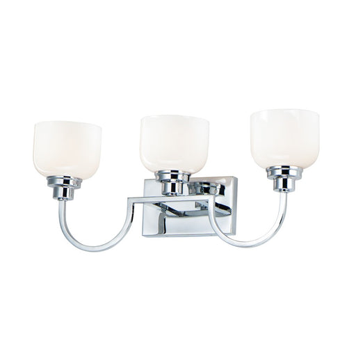 Maxim Lighting Swale Bath Vanity, Polished Chrome