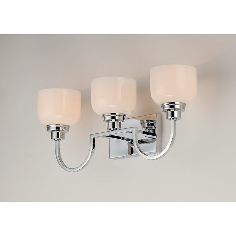 Maxim Lighting Swale Bath Vanity, Polished Chrome