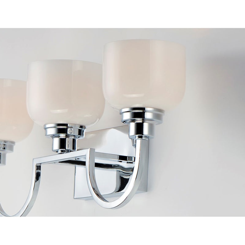 Maxim Lighting Swale Bath Vanity, Polished Chrome