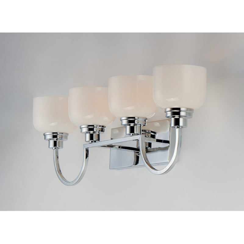 Maxim Lighting Swale Bath Vanity, Polished Chrome
