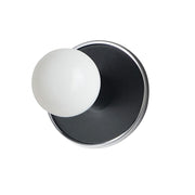 Maxim Lighting Hollywood 1Lt Sconce/LED Bulb, Chrome/White - 26091WTBKPC-BUL