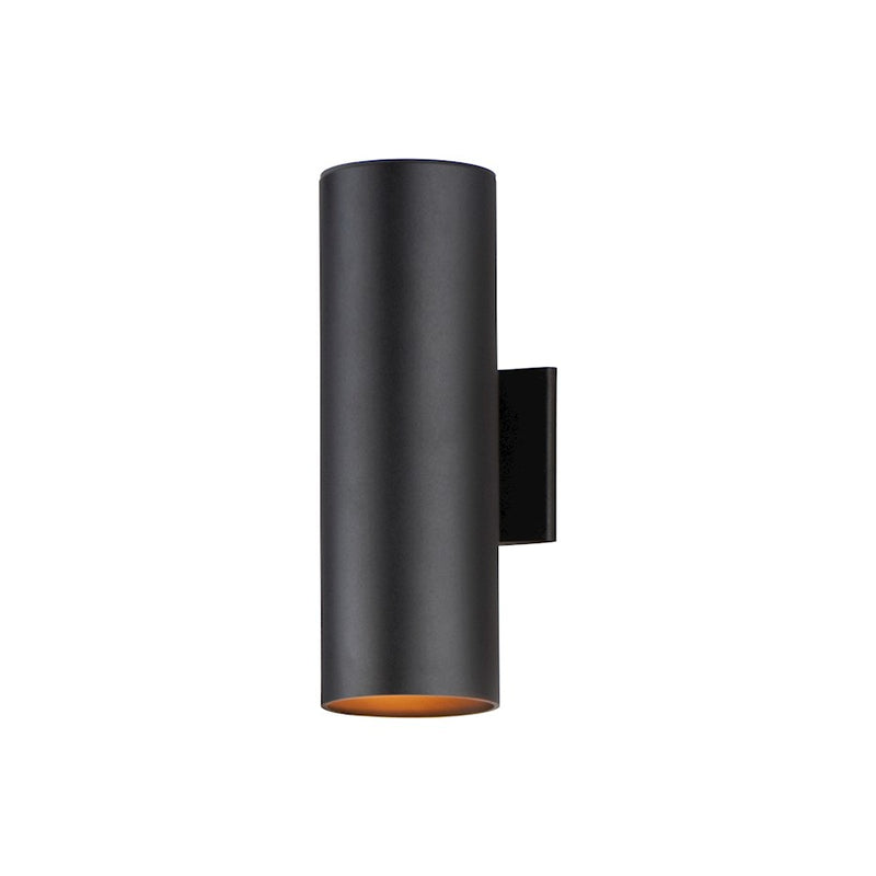 Maxim Lighting Outpost 60W 2-Light 15"H Outdoor Wall Sconce, Black