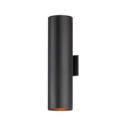 Maxim Lighting Outpost 60W 2-Light 22"H Outdoor Wall Sconce, Black