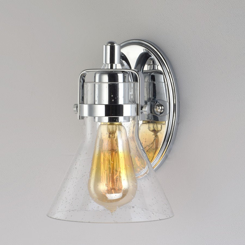 Maxim Lighting Seafarer 1-Light Wall Sconce in Polished Chrome