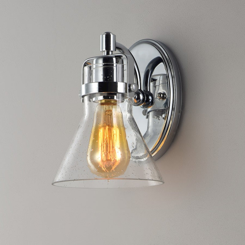 Maxim Lighting Seafarer 1-Light Wall Sconce in Polished Chrome