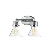 Maxim Lighting Seafarer 2-Light Bath Vanity in Polished Chrome