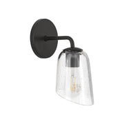 Maxim Lighting Keppe 1Lt 7" Wall Sconce, Dark Bronze/Stone Seeded - 26260SSDBZ