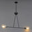 Maxim Lighting Keppe 2Lt Linear Pendant, Dark Bronze/Stone Seeded