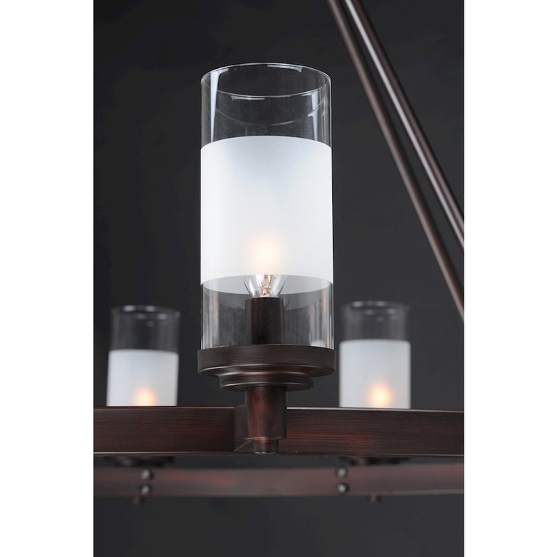 Maxim Lighting Crescendo-Single-Tier Chandelier, Oil Rubbed Bronze