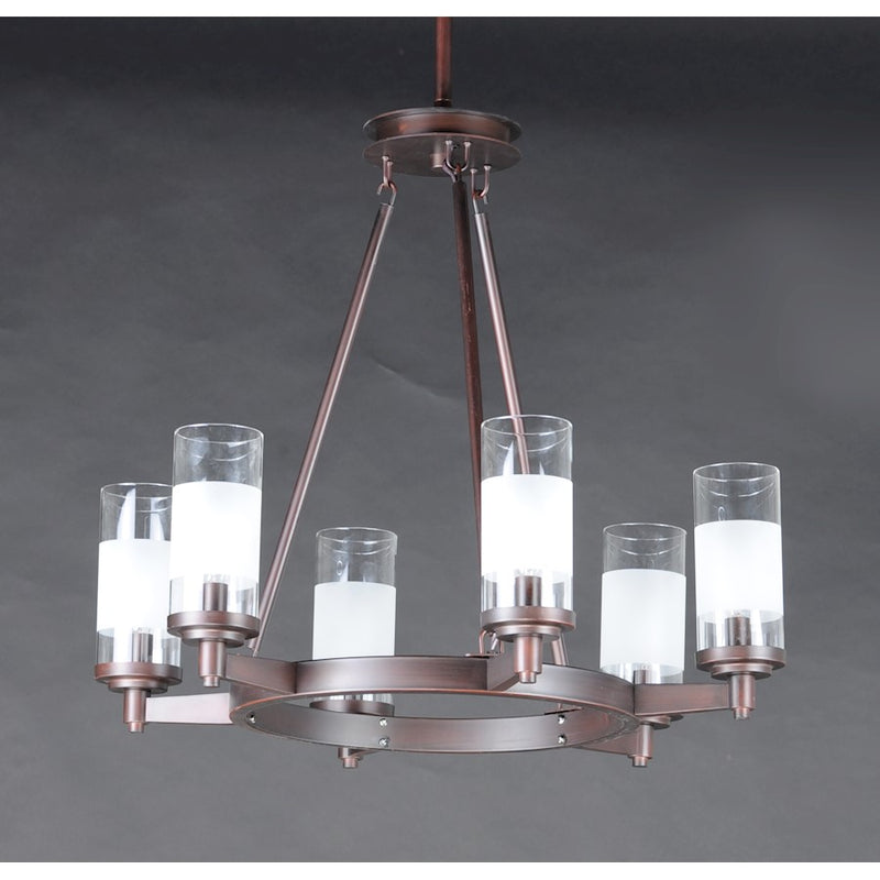Maxim Lighting Crescendo-Single-Tier Chandelier, Oil Rubbed Bronze