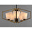 Maxim Lighting Oblique 5-Light Chandelier, Gold/Black