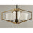Maxim Lighting Oblique 5-Light Chandelier, Gold/Black