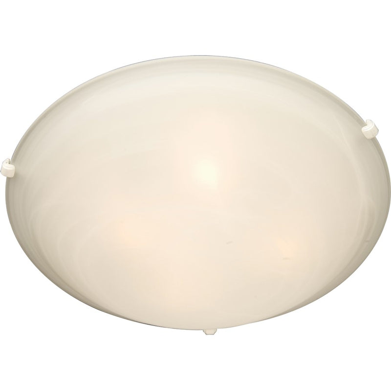 Maxim Lighting Malibu 2-Light Flush Mount White