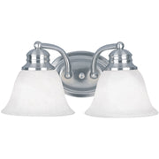 Maxim Lighting Malaga 2 Light Bath Vanity, Satin Nickel