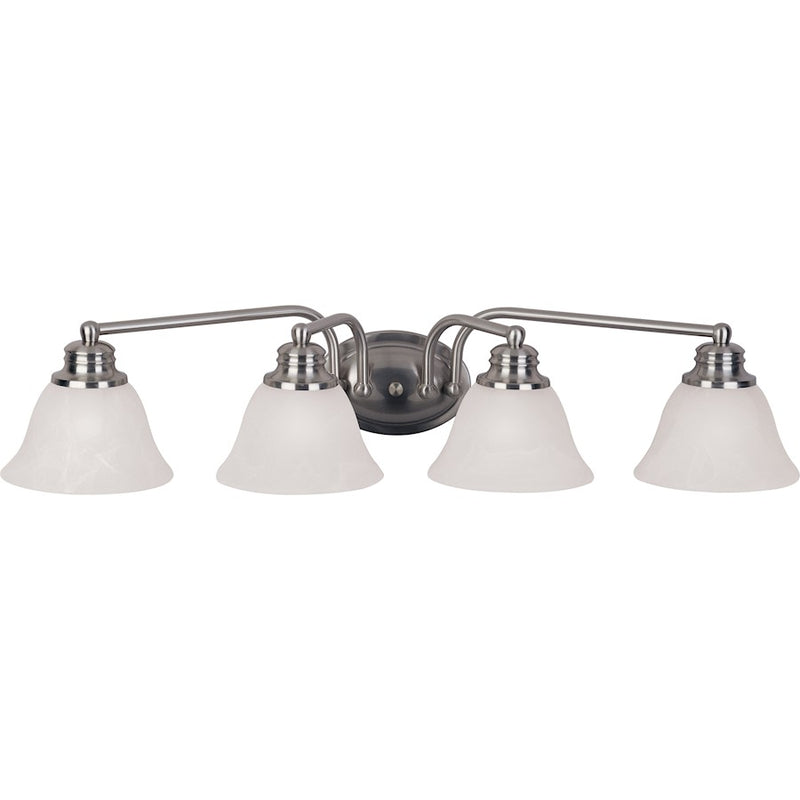 Maxim Lighting Malibu 4-Light Bath Vanity Satin Nickel