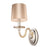 Maxim Lighting Venezia 1 Light Wall Sconce, Polished Nickel/Cognac - 27541CGPN