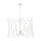Maxim Lighting Trellis Chandelier, Weathered White