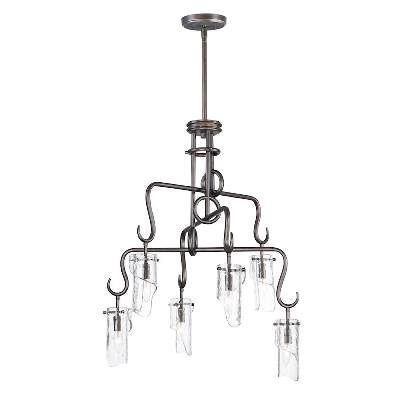 Maxim Lighting Citadel Chandelier, Chestnut Bronze