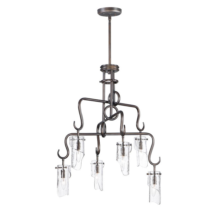 Maxim Lighting Citadel Chandelier, Chestnut Bronze