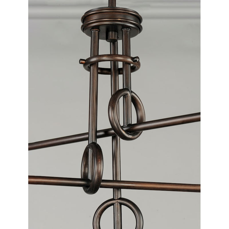 Maxim Lighting Citadel Chandelier, Chestnut Bronze