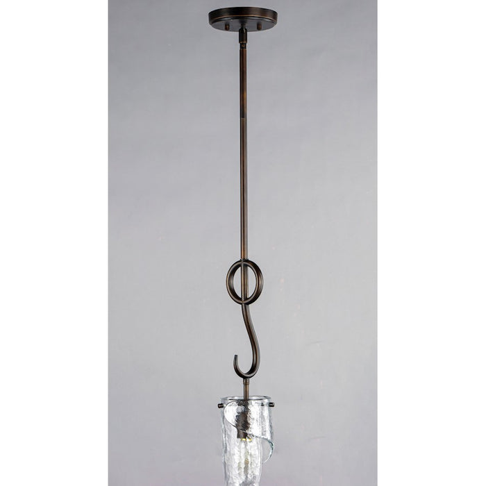Maxim Lighting Citadel 1-Light Mini Pendant, Chestnut Bronze