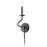 Maxim Lighting Padrona 1 Light Wall Sconce, Black Oxide