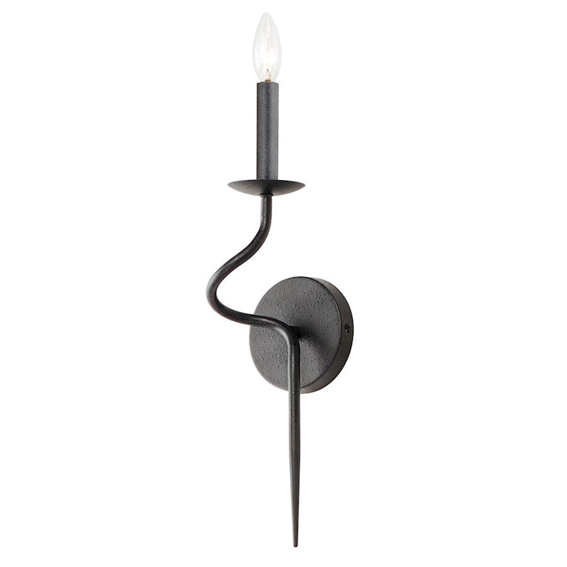 Maxim Lighting Padrona 1 Light Wall Sconce, Black Oxide
